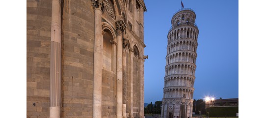La Torre di Pisa pende un po' meno