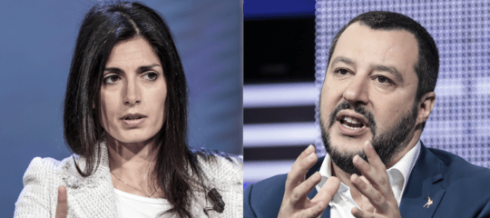 Sulla demolizione delle ville dei Casamonica la Raggi brucia Salvini
