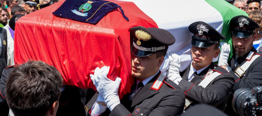 ricostruzione notte carabiniere ucciso
