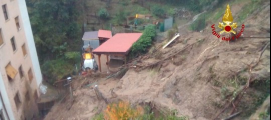 maltempo liguria frane allagamenti