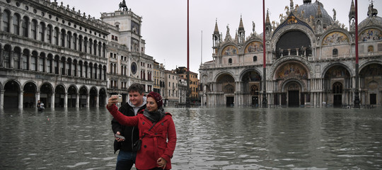 Maltempo Venezia picco acqua alta allerta