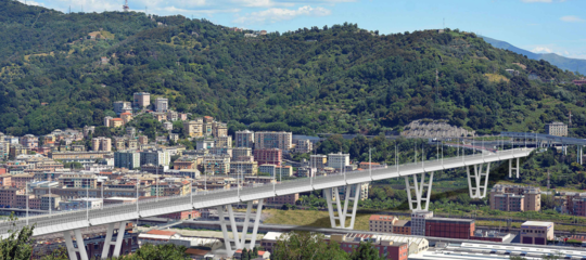 Ponte Genova incendio cantiere nuovo viadotto
