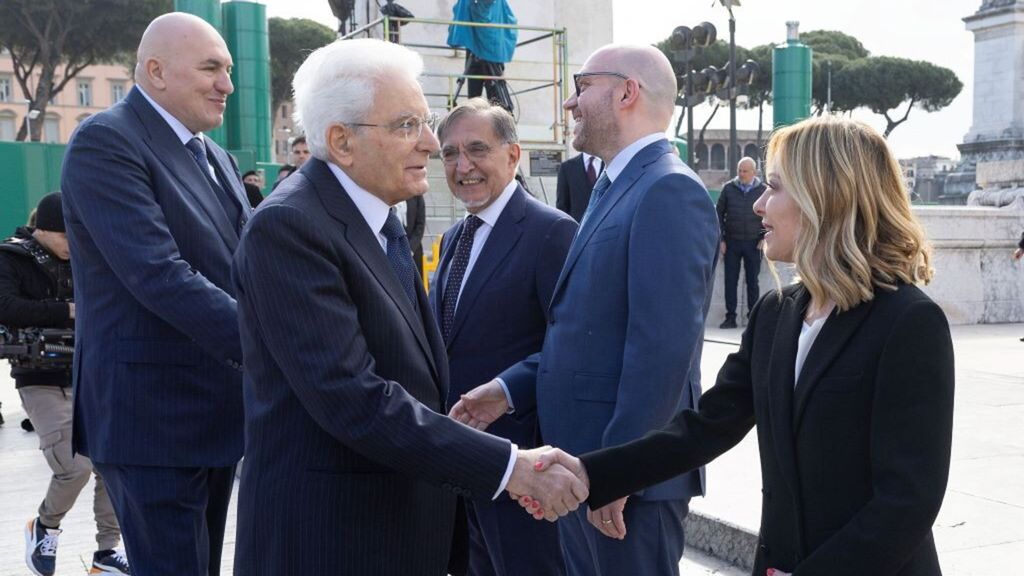 Sergio Mattarella e Giorgia Meloni