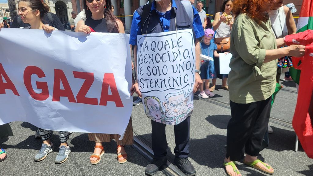 Gaza, manifestazione Roma Gaza, manifestazione Roma